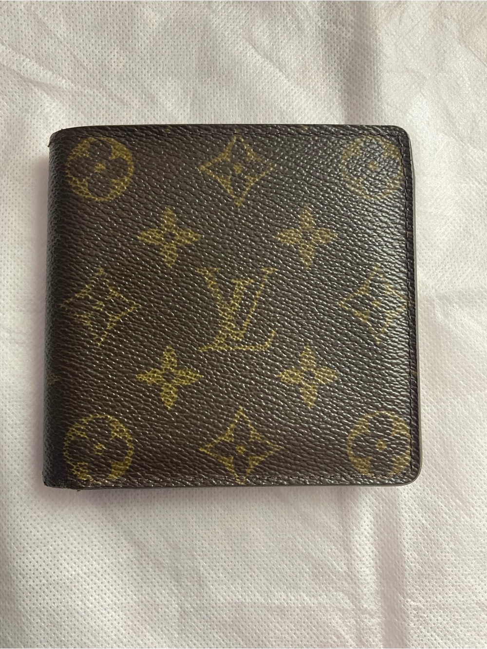 Louis Vuitton Monogram Canvas Wallet in Brown and Gold